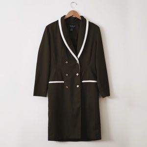 VINTAGE GREEN DRESS/JACKET